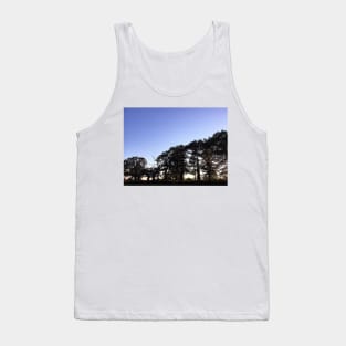 Trees At Dusk, France Tank Top